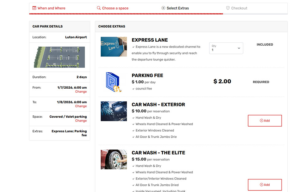 Configurable Add-Ons & Extras